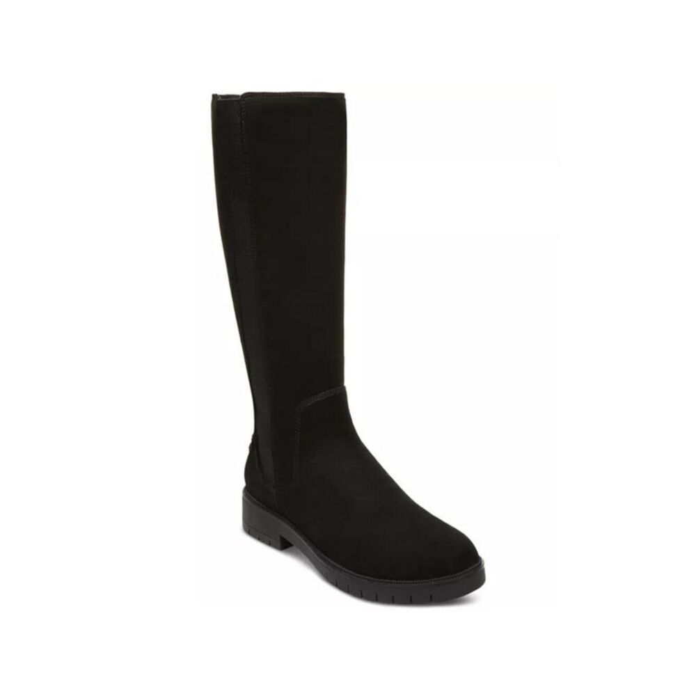 STYLE & COMPANY Womens Black Strap Gwynn Round Toe Block Heel Boots Shoes 11 M